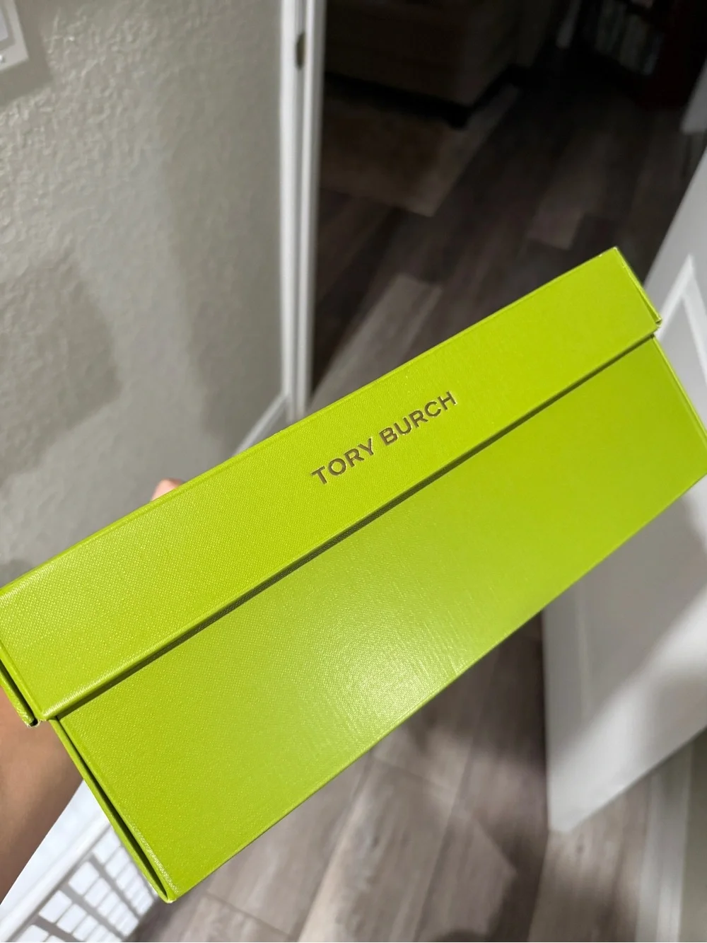 Tory Burch bright chartreuse